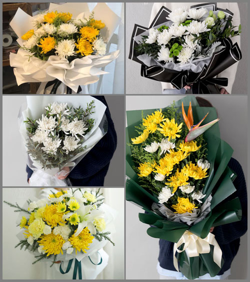 广西桂林叠彩区叠彩街道观音阁社区白事花束代送